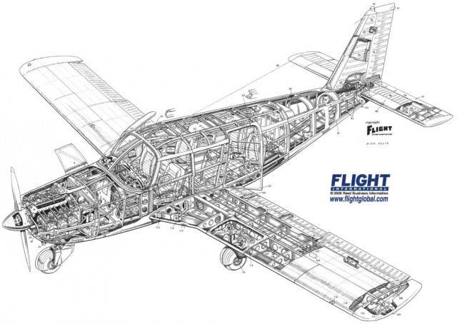 PA-32 в разрезе