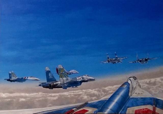 авиационный художник Дмитрий картина Кубинский бриллиант.jpg