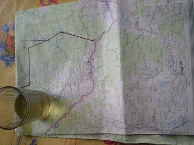 Изучаем карту района полетов