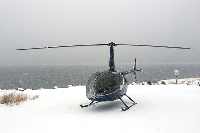 Robinson R66 испытания снегом