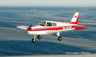 Piper Cherokee PA-28-140<br />Зима - 2009<br />За штурвалом - Иванов Анатолий Иванович
